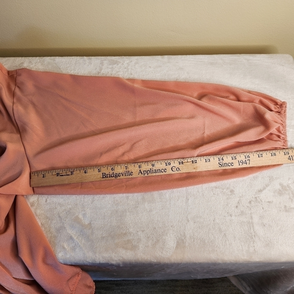 Universal Standard Balloon Sleeve Blouse Size L (22-24) in Muted Clay - Picture 9 of 15